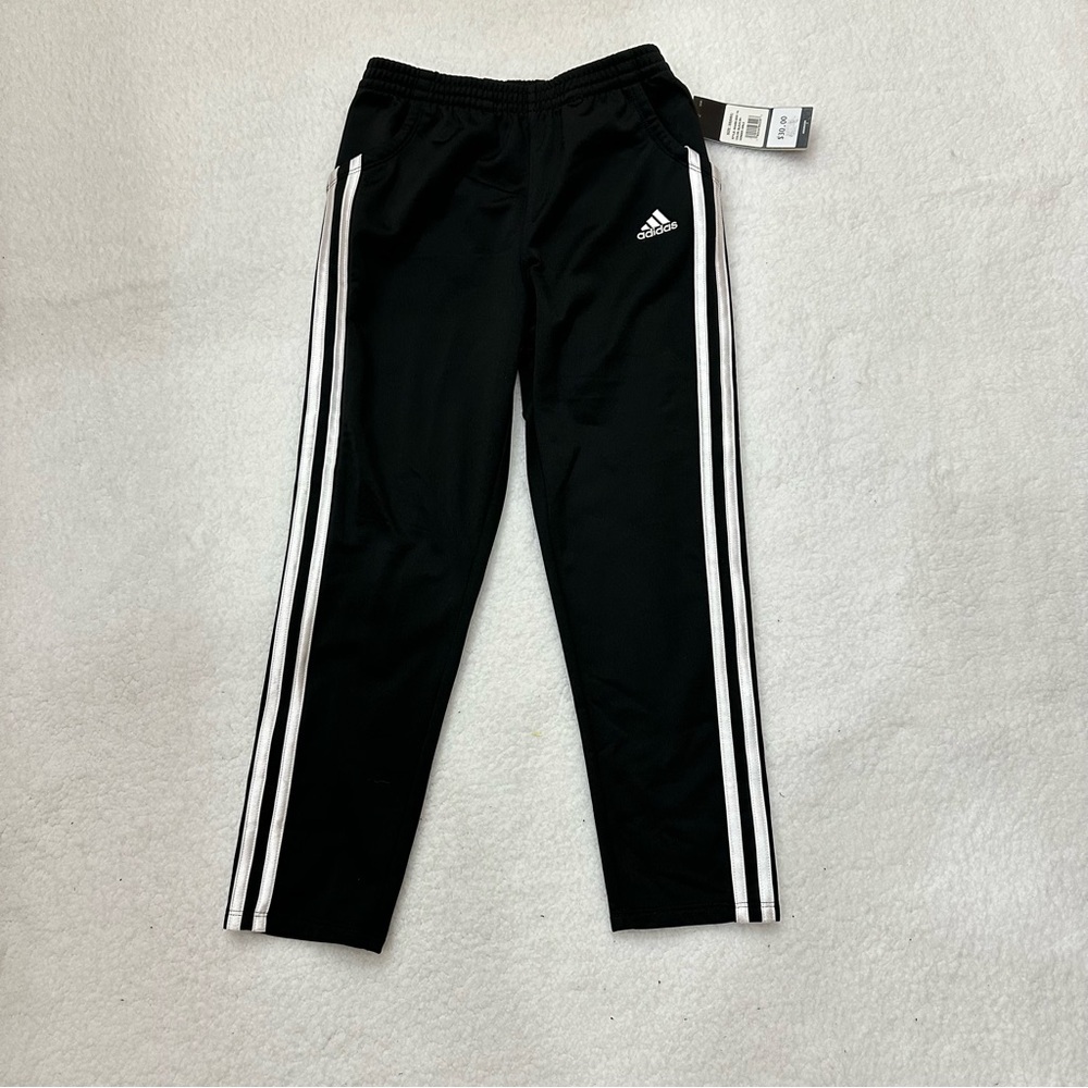 Girls Black Adidas Sweatpants